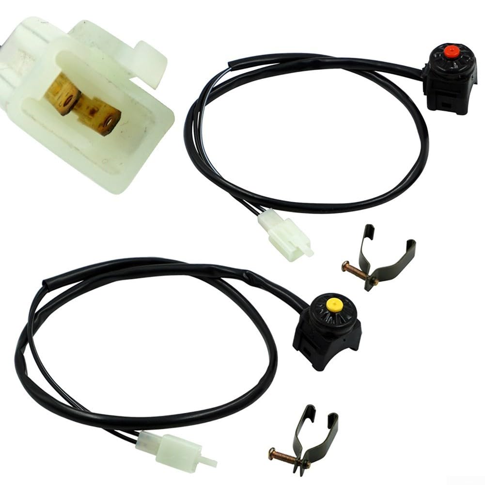Kill Switch per manubrio moto pulsante arresto motore rosso