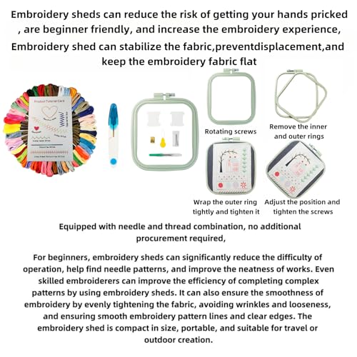Image of DIY Stitch Book,Handmade Stitch Book Embroidery Set, Embroidery Pattern Suitable for Beginners and Embroiderers (Style A)