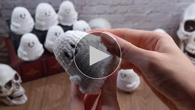 Amazon.com: Motionchic 12 Pcs Funny Positive Ghost with Support