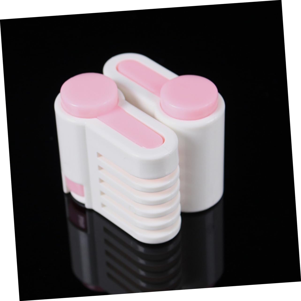 Alipis 4 Pcs Adjustable Cake Slicer with Stainless Steel Clamp DIY Stratification Leveler for Uniform Cake and Toast Cutting Lightweight Pink Kitchen Tool Up