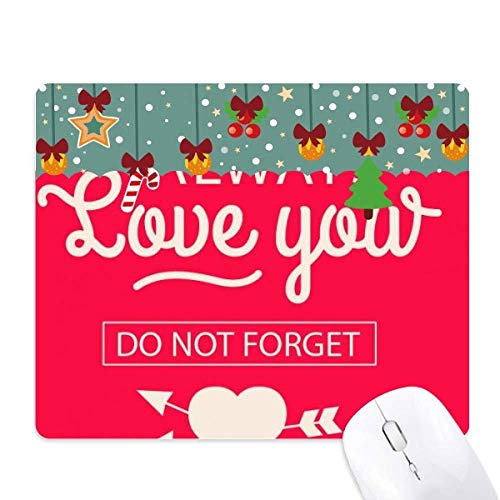 Tapis de souris Always Love You de Noël finition premium