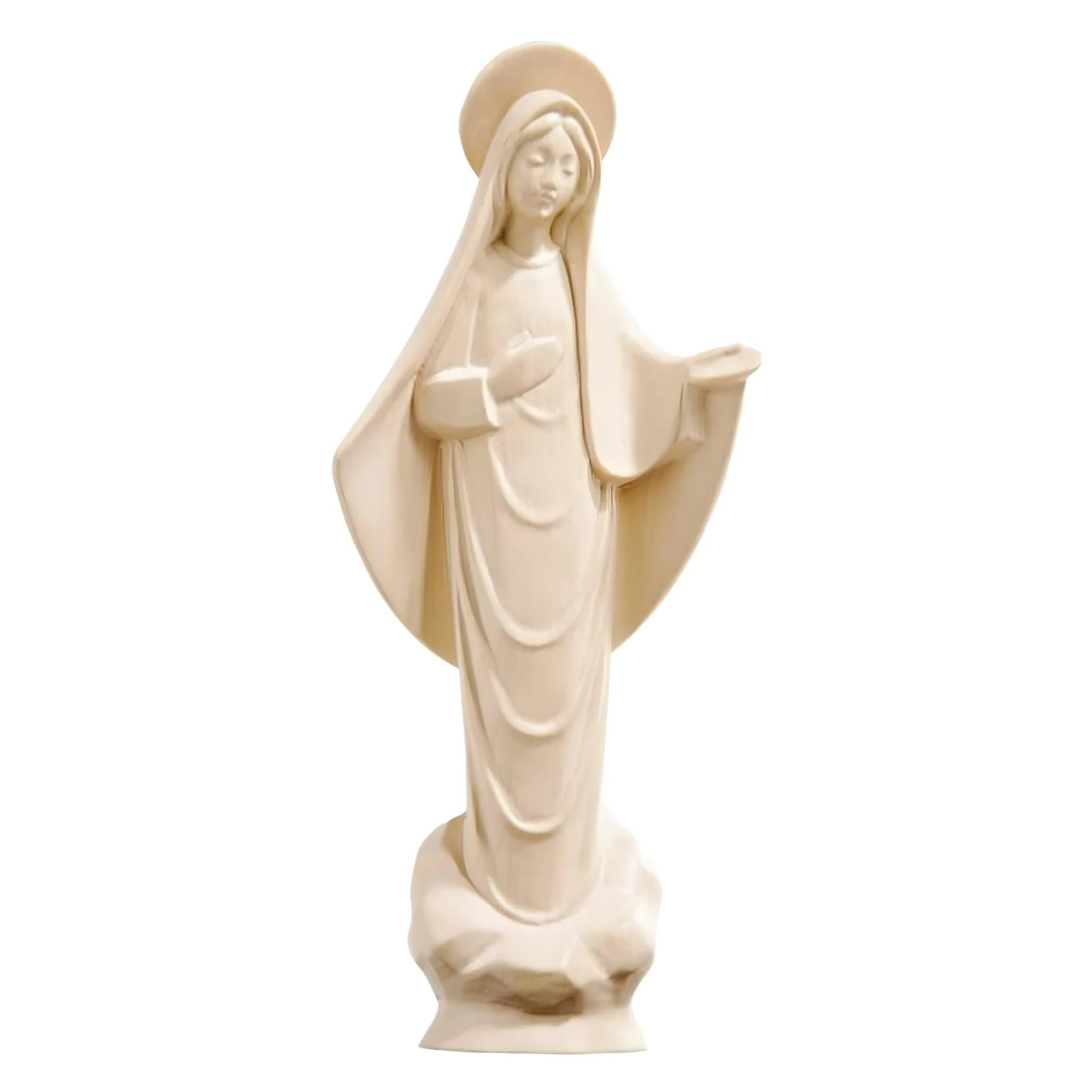 Madonna of Medjugorje, Bosnia Wooden Statue by Dolfi