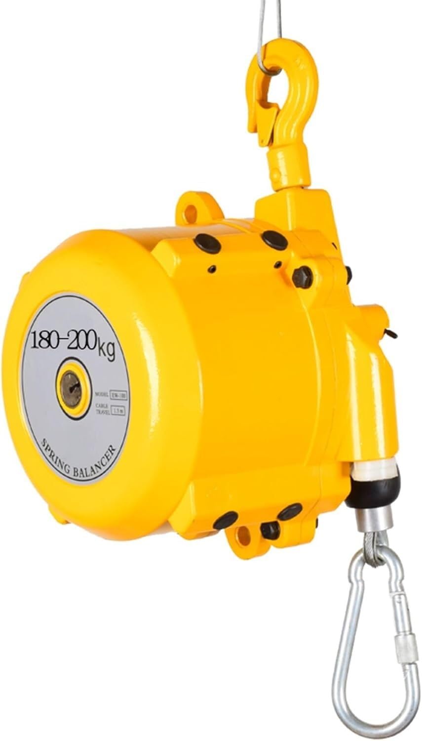 VUIKLCty Spring Balancer Tool Balancer With Wire Rope And Hook For Workshop And Automotive Equipment (Size : 180-200kg)