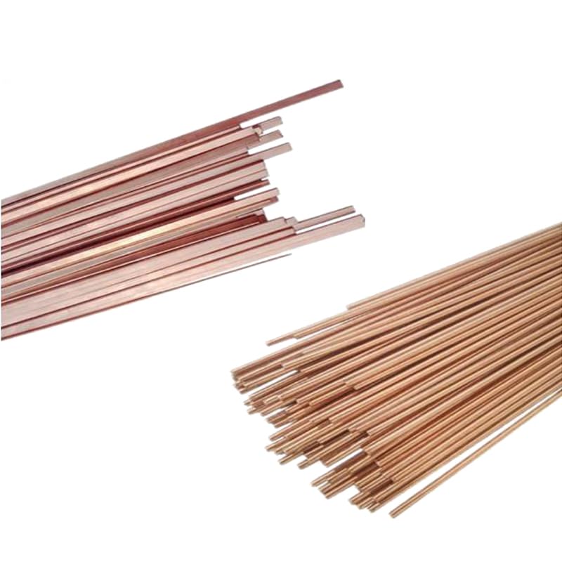 Phosphorus Copper Welding Rods 1.0-2.5mm X 50cm No Solder Powder Needed for Copper Pipe AC Refrigerator Repair(2.0mm,10pcs)