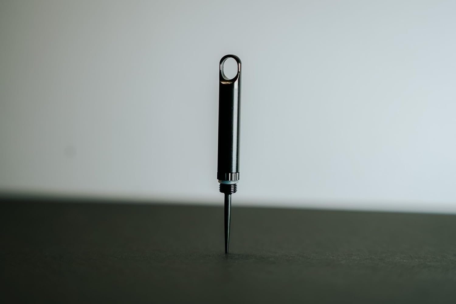 DAILYCARRYCO. TiPick Titanium Toothpick - Portable Metal Travel - Reusable EDC Micro Toothpick - Compact & Convenient - Carry On-The-Go - Titanium Construction, Ice Blue