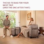 SwissGear Sion Softside Expandable Luggage – Carry-On Suitcase with 360 Degree Wheels & Retractable Handle – 21 Inch, Perfect for 1-3 Night Trips – Teal - Image 2