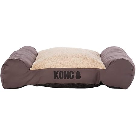 Amazon Com Kong Tough Plush Lounger Dog Bed Offered By Barker Brands Inc Grey Kitchen Dining