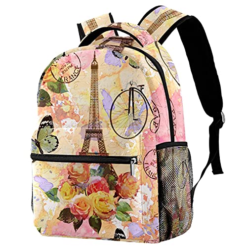 Sac à dos de voyage Paris vintage, le cadeau parfait pour filles et garçons