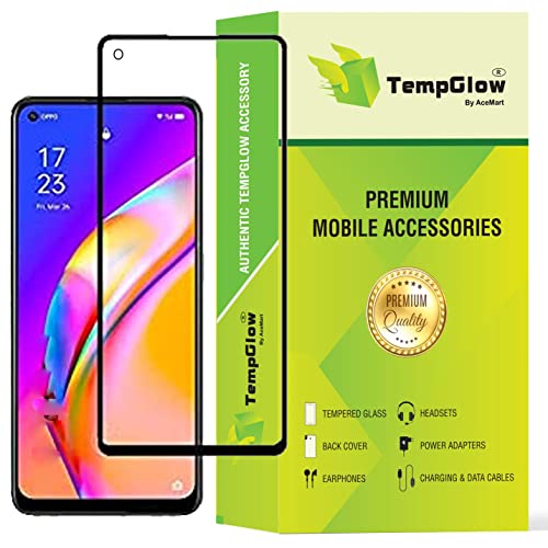 Image of Screen Protector for Oppo F19 Pro Plus (Black) Tempered Glass Edge-to-Edge 6D Screen Guard With Installation Kit