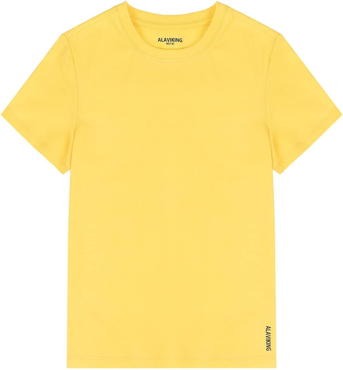 ALAVIKING Girls Cotton T-Shirts and Girls Athletic Skirt Tennis Skort Running Workout (L)