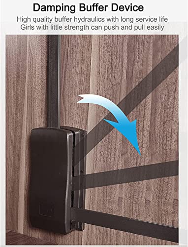 Tringle de penderie double robuste en angle pour aménager un petit dressing - 3