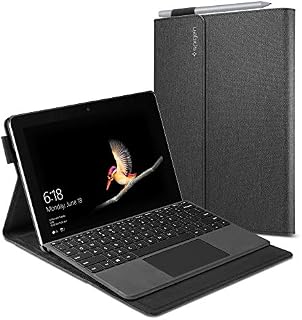 Spigen Stand Folio Designed For Microsoft Surface Go 3 (2021) / Surface Go 2 (2020) / Surface Go (2018) Case - Charcoal Gray
