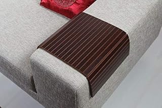 Sofa tray table, Sofa arm table, Full Slatted Tropical Wenge 30cmx50cm Sofa tray, sofa table, arm table,couch tray, wooden tray,wood tray