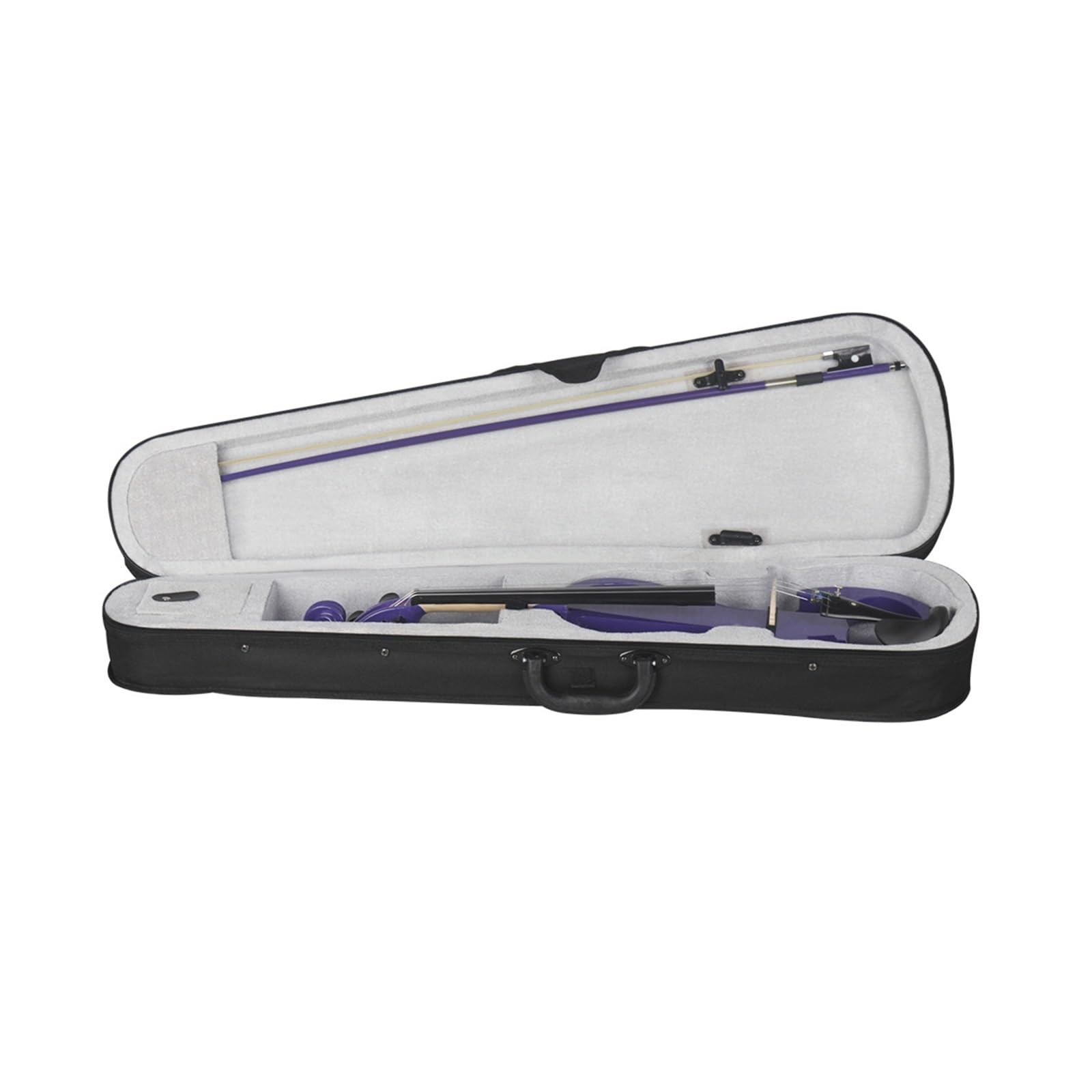 Violino Set Violino Elettronico 4/4 per Principianti Adulti per Suonare Strumenti A Corda Opzionali Violino Elettronico (Color : Purple)