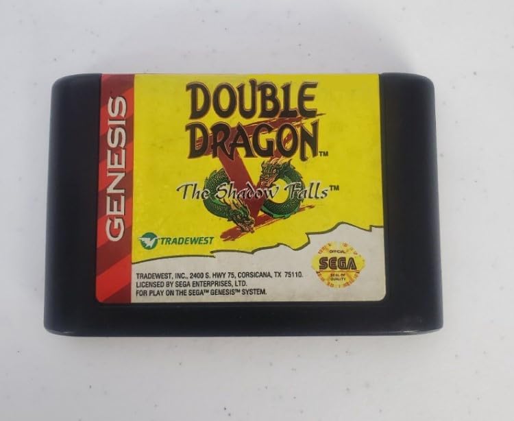 Image of Double Dragon 5: The Shadow Falls - Sega Genesis (Renewed)