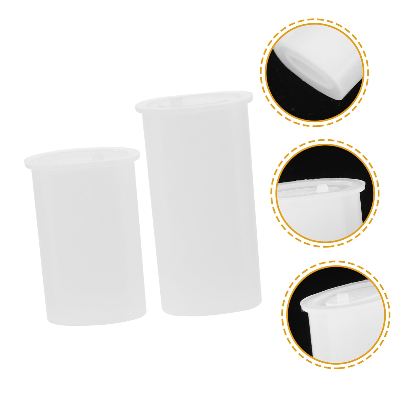 Tofficu 5 Juegos Molde Más Ligero Diy Molde De De Molde Reutilizable Silicona Antiadherente Silicona Para Manualidades Gel De Sílice 2 Piezas * 5