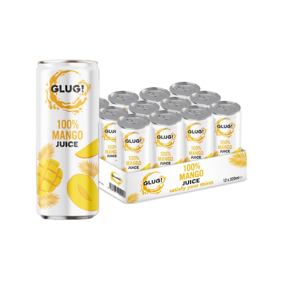 100% Mango Fruit Juice, Healthy Juice Drink With No Added Sugar (12X320ML)