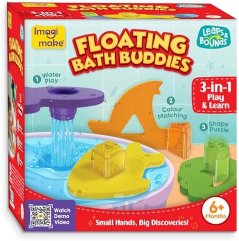 Color Buddies Amazon.com: Imagimake Floating Bath Buddies |Leaps & Bounds Bath Toys ...