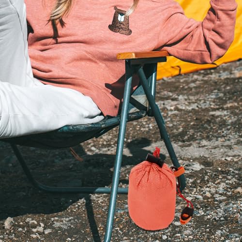 Bolsa de Supervivencia Impermeable Aislante Térmico de Emergencia con Cierre y Silbato para Camping y Senderismo miniatura 5