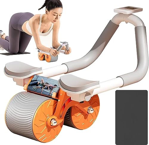 Disque Coulissant Abdominal Fitness - Planche D'exercice Abdominaux Glisseurs - 25x25 Cm Avec Genouillère - PP PU Antidérapant