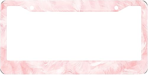 Miniatura 6 de HOSNYE - Marco de placa para automóvil con bandera de carrera, tablero ajedrezado vintage, cubierta de metal para placas frontales, marco de placa