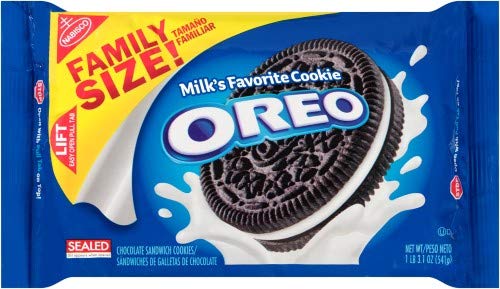 Oreo Chocolate Sandwich Cookies Family Size (Pack of 2)