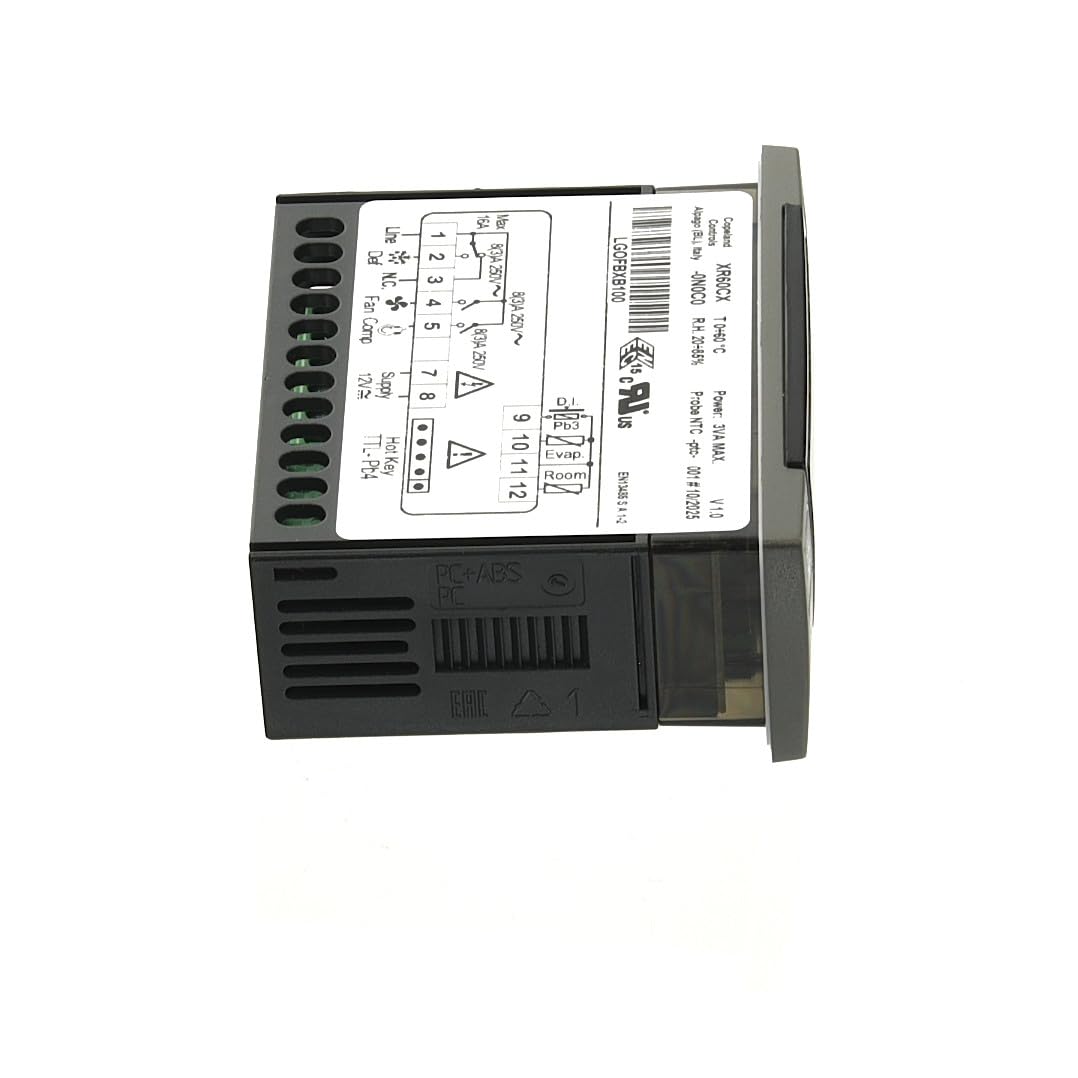 Elektronikregler XR60CX-0N0C0 von DIXELL 71x29 mm 12 V Relais: NO-8A(3) & CO-8A(3)