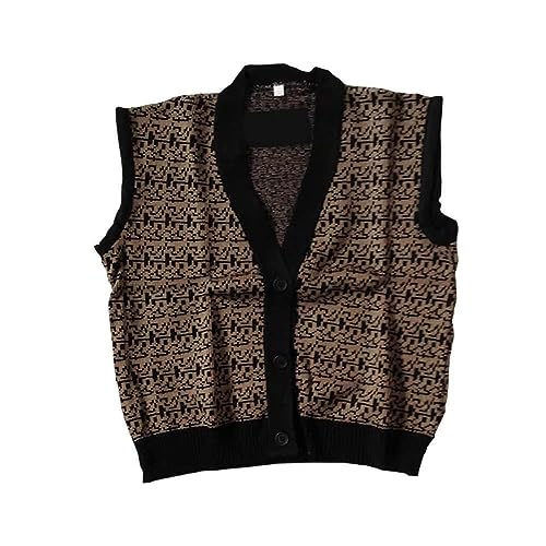 My Party Shirt Ferris Bueller Sweater Vest - Costume & Everyday Wear 80s Movie Halloween Outfit - Black & Gold Patterned Knit4