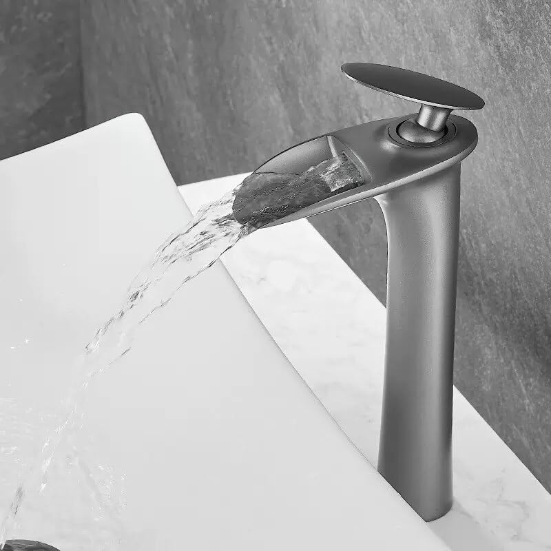 Robinet de salle de bain pistolet mitigeur eau chaude et froide pour évier de bassin