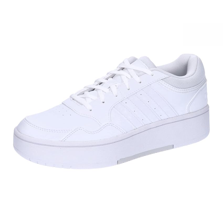 adidas Hoops 3.0 Bold Shoes, Scarpe Donna, Cloud White/Cloud White/Dash Grey, 44 EU