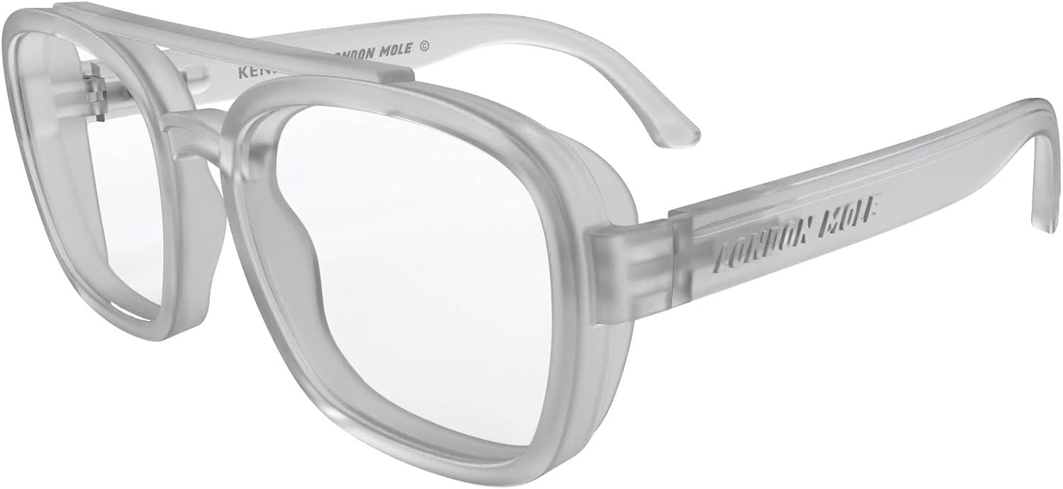 LONDON MOLE® Kennedy reading glasses | Square pilot style | Unisex | Spring hinges