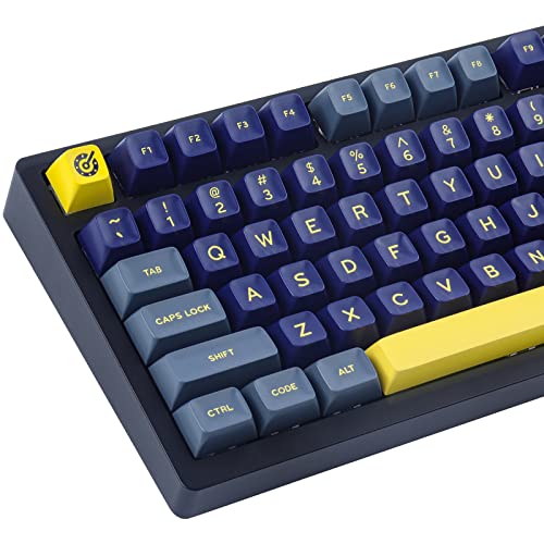 Sunzit Tapas de teclado de doble disparo de 172 teclas de perfil SA para interruptor MX ISO/ANSI diseño mecánico (Danger Zone) Cover