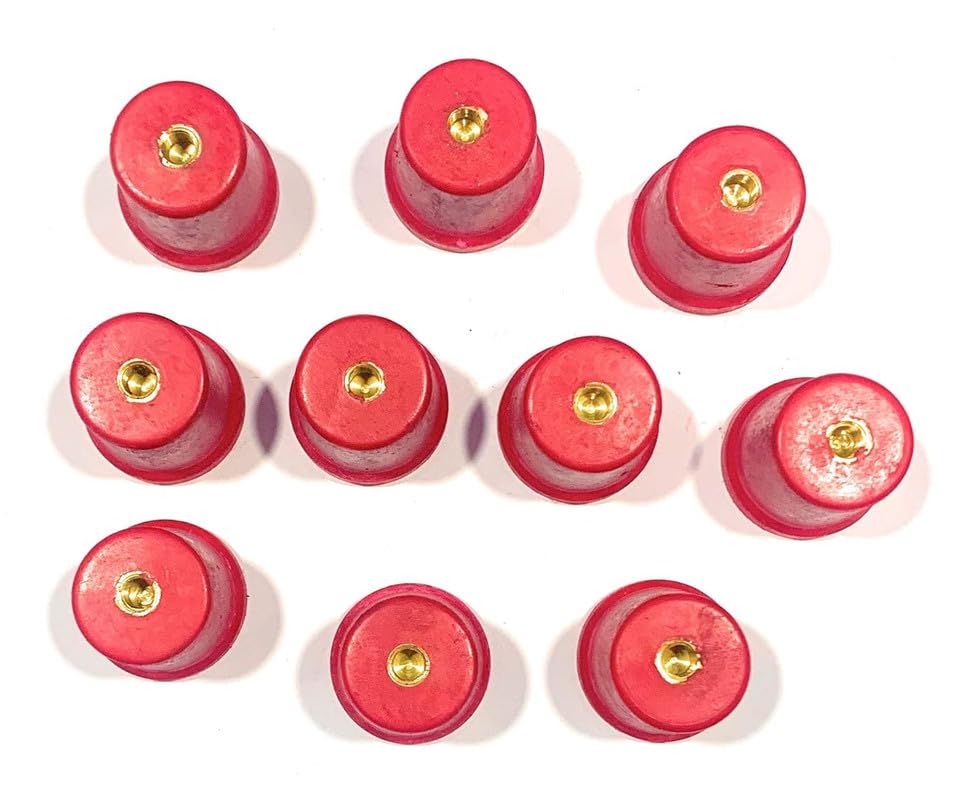 Panewaj Busbar Insulator Supports For Earthing System/Lightning Arrester (Buse Size M-6) 25x25 MM (Red) (Pack of 30) (B0DDC9YD37) Amazon Price History, Amazon Price Tracker