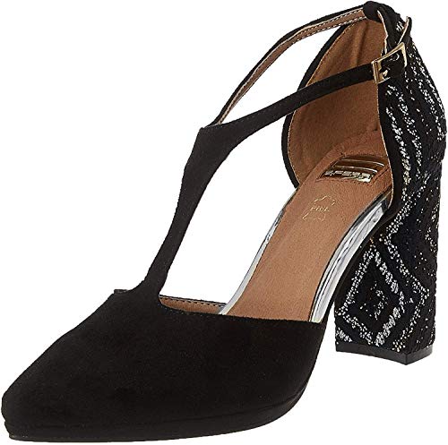 Eferri Cristina, Scarpa Tacco Donna, Argento, 40