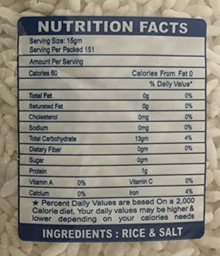 Swad Basmati Mamra (Puffed Rice) - 4 Lbs, 1.816kg, VALUE PACK, Indian Groceries image 4