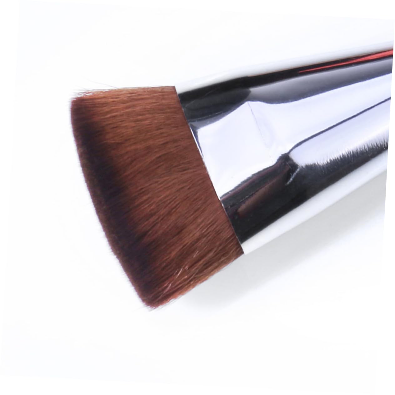 Healeved Hair Big Cosmetic Brush Makeup Loose Powder Brush Plastic Handle Makeup Tools Soft Dense Silky for Smooth Application Random Style