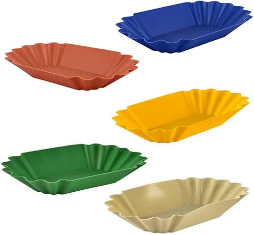 Bandeja de muestras para tazas de café CAFEMASY Paquete de 5 bandejas ovaladas para café tostado y verde (5 unidades, capacidad de 450 g15.87 oz