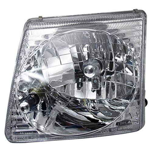 Image of TRQ Driver Side Headlight Assembly Compatible with 2001-2003 Ford Explorer Sport 2001-2005 Explorer Sport Trac FO2502170