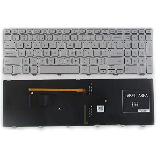 SUNMALL New Laptop Keyboard with Frame and Backlit Compatible with