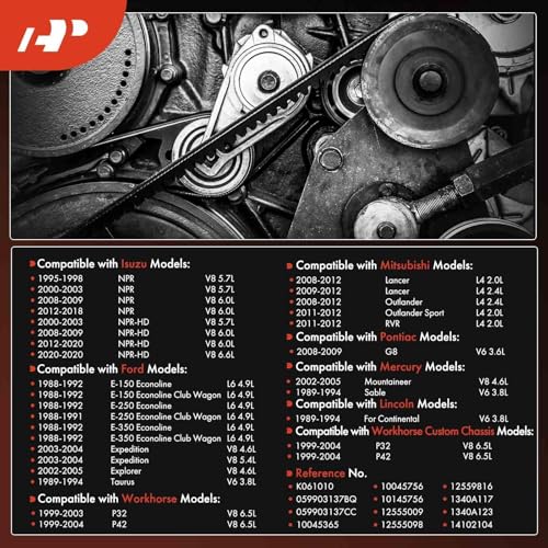 A-Premium Serpentine Belt 6-Rib 101.06 In by A-premium - Used condition - Image 4