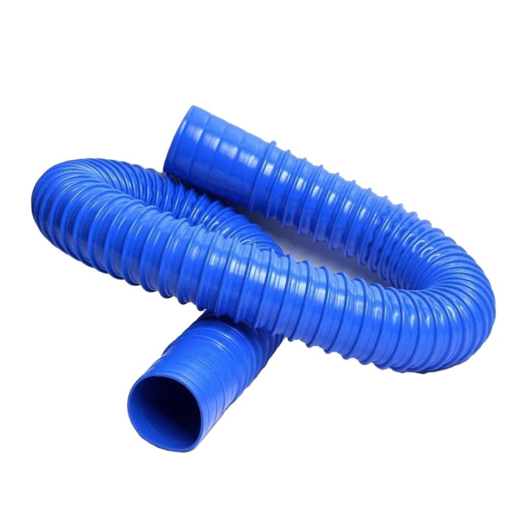 Tuyau D'aspiration De Fumée En PVC Bleu, 1m, Tuyau D'échappement D'air, Diamètre Intérieur 30/40/60/70/80/100mm(Inner Diameter 100mm)