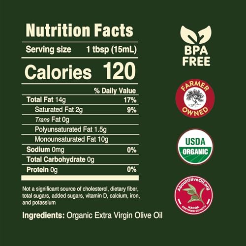 Image of Pompeian Robust Organic Extra Virgin Olive Oil - 16 Fl Oz - First Cold Pressed Olive Oil for Cooking - Full-Bodied Taste for Dressings and Marinades