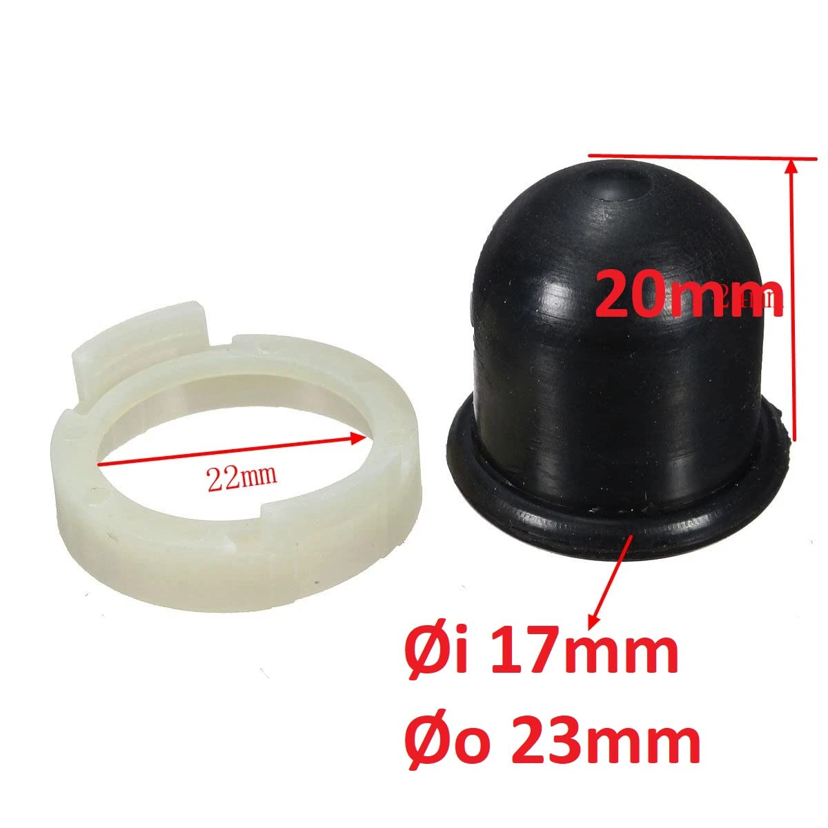 Lot De 6 Ampoules D'amorçage (pompes) Pour Tondeuse Briggs & Stratton - Compatible 494408 / 694394