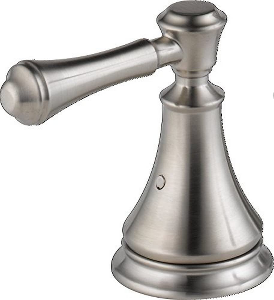 Delta Cassidy Brushed Nickel Lever Roman Tub Faucet Handle Set of
