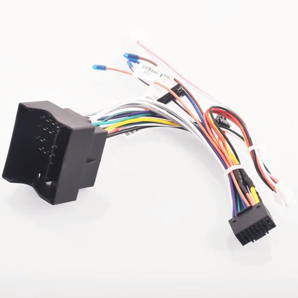 Oulesh Arnés Cableado para VW Golf MK5 MK6 Polo Passat Tiguan Touran, para Android de 16pin Adaptador de Cable de arnés de cableado de Radio de Coche