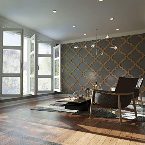 Image of Ekena Millwork 23 3 /8 inchW X 23 3 /8 inchH Large Marrakesh Decorative Fretwork Wood Wall Panels, Birch