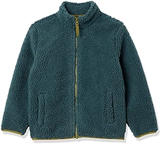 Amazon Essentials Boys and Toddlers' Polar Fleece Lined Sherpa Full-Zip Jacket