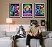 PPV 3Pcs Cool Gaming Wall Art Retro Video Gamer watercolor Posters Pictures Colorful Neon Gamepad Canvas Painting Prints for Boys Room Kids Gamer Room Bedroom for Boys Home Decoration 12x16in