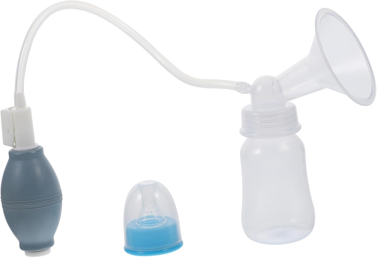 Toddmomy Portable Manual Breast Pump with Food Grade Silicone PP Handheld Suction Breastfeeding Pump for Convenient Milk Collection Practical and Safe Breast Milk Container