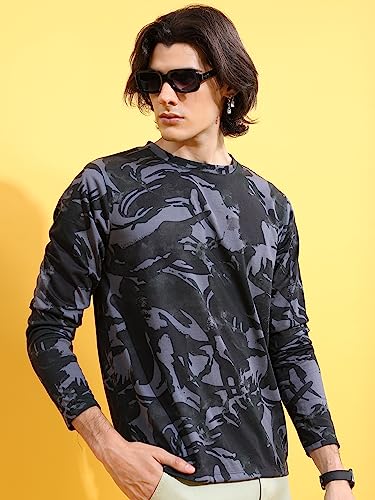 Image of Ketch Men Relaxed Fit Printed Full Sleeve T-Shirt
